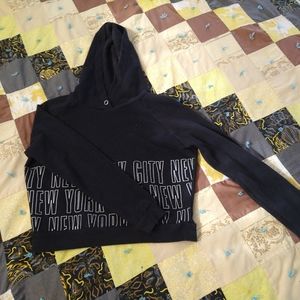 Crop top hoodie